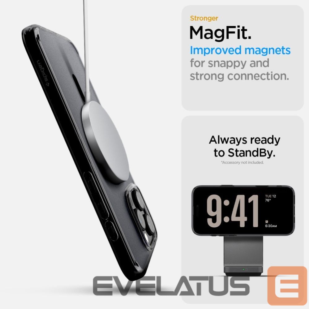 Kitos prekės Spigen Spigen Ultra Hybrid "T" MagSafe Case for iPhone 16 Pro Max - Black