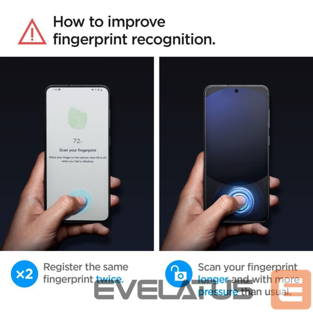 Kitos prekės Spigen Spigen Glas.tR EZ Fit Tempered Glass for Samsung Galaxy S24 FE (2 pcs.)