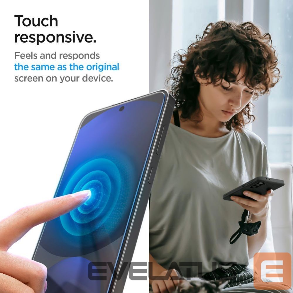Kitos prekės Spigen Spigen Glas.tR EZ Fit Tempered Glass for Samsung Galaxy S24 FE (2 pcs.)