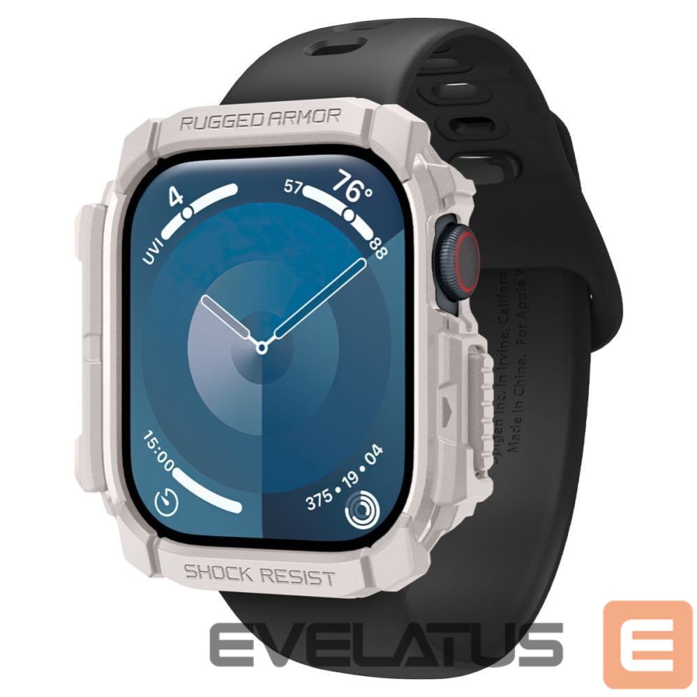Kitos prekės Spigen Spigen Rugged Armor Strap for Apple Watch 10 46mm - Beige