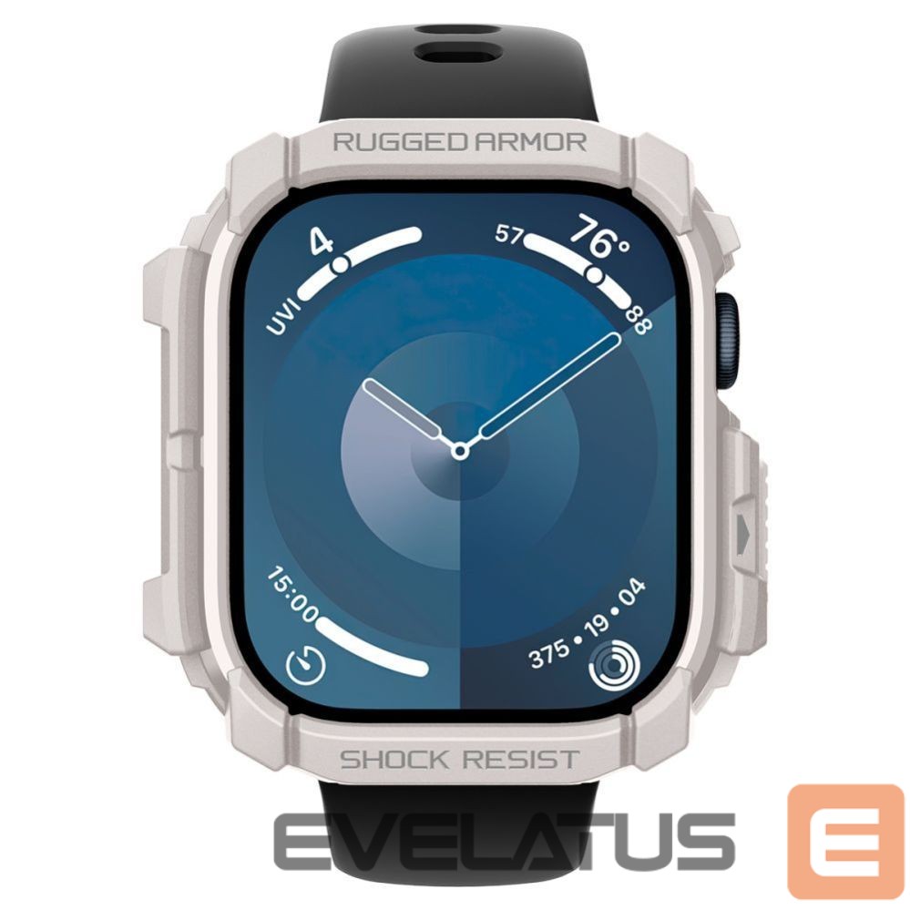 Kitos prekės Spigen Spigen Rugged Armor Strap for Apple Watch 10 46mm - Beige