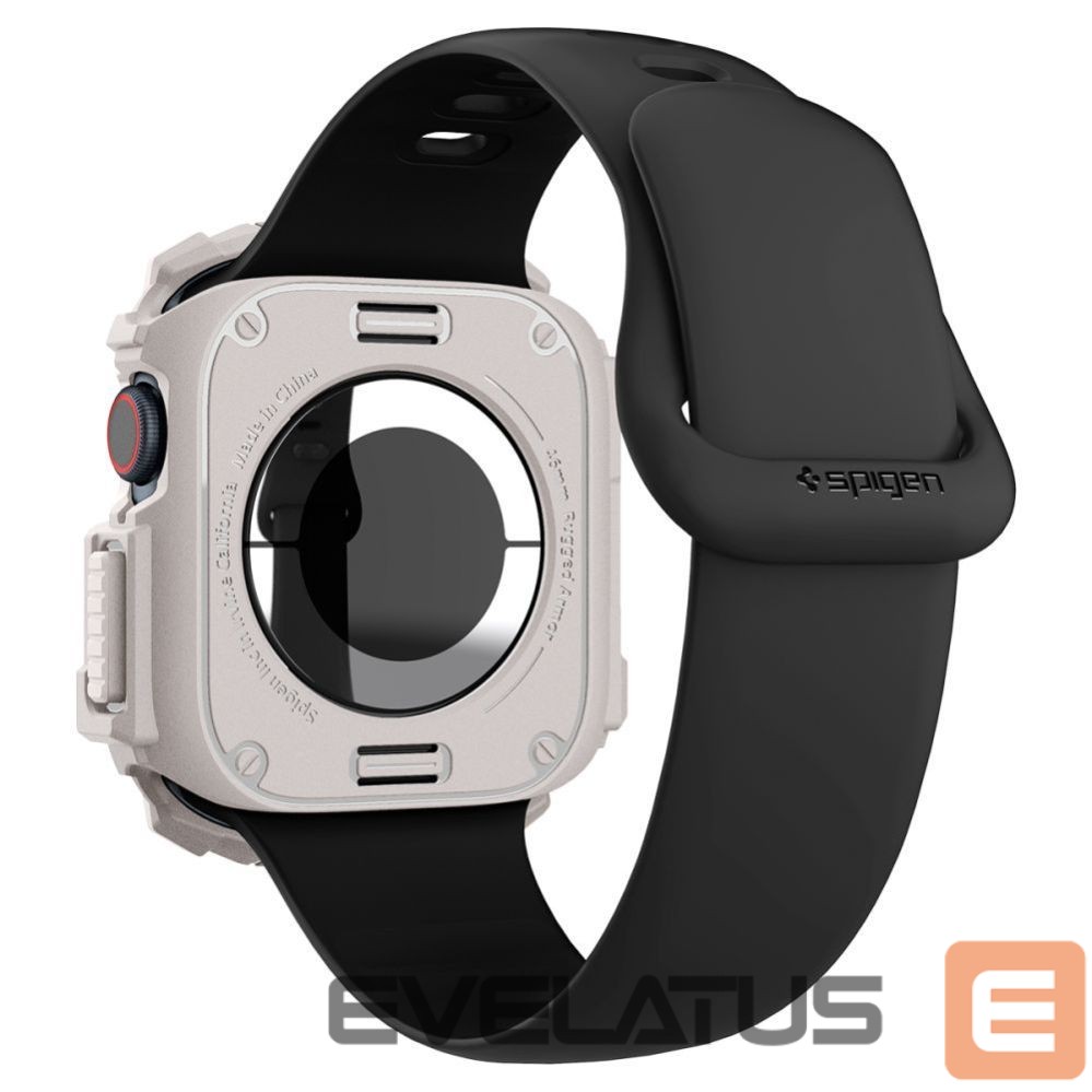 Kitos prekės Spigen Spigen Rugged Armor Strap for Apple Watch 10 46mm - Beige