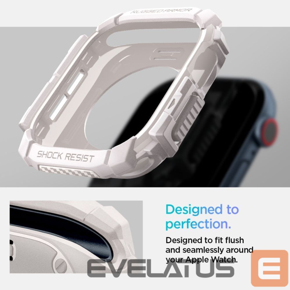 Kitos prekės Spigen Spigen Rugged Armor Strap for Apple Watch 10 46mm - Beige