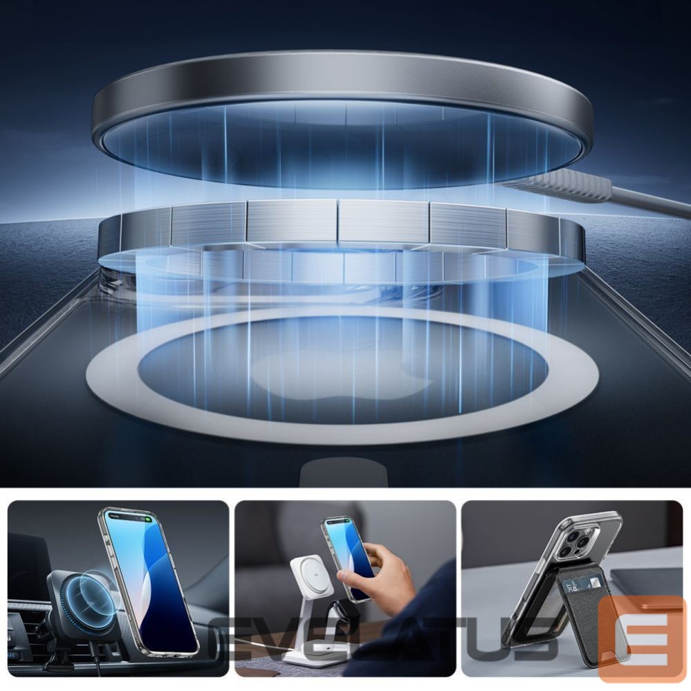Kitos prekės ESR ESR Classic Pro Set Halolock MagSafe Case for iPhone 16 Pro Max - Clear