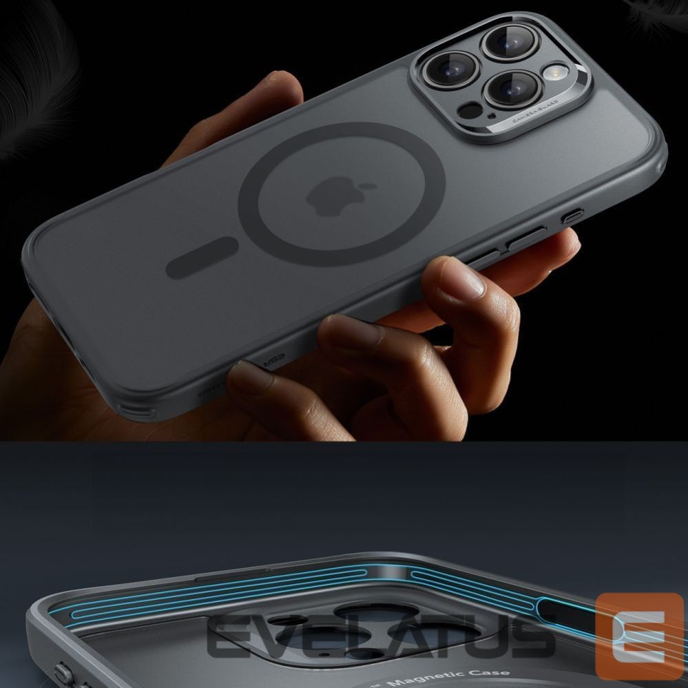 Kitos prekės ESR ESR Classic Pro Set Halolock MagSafe Case for iPhone 16 Pro Max - Gray
