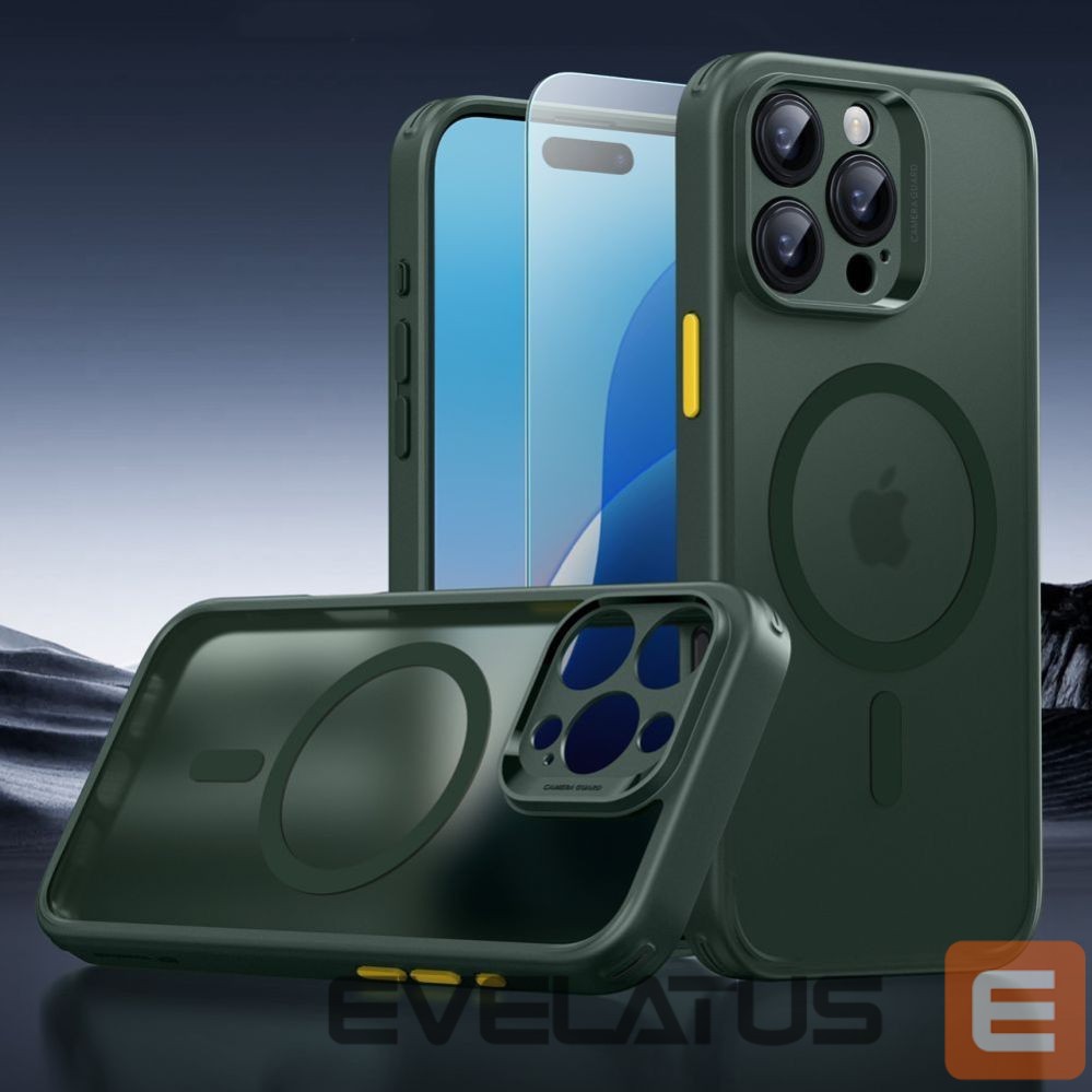 Kitos prekės ESR ESR Classic Pro Set Halolock MagSafe Case for iPhone 16 Pro Max - Green