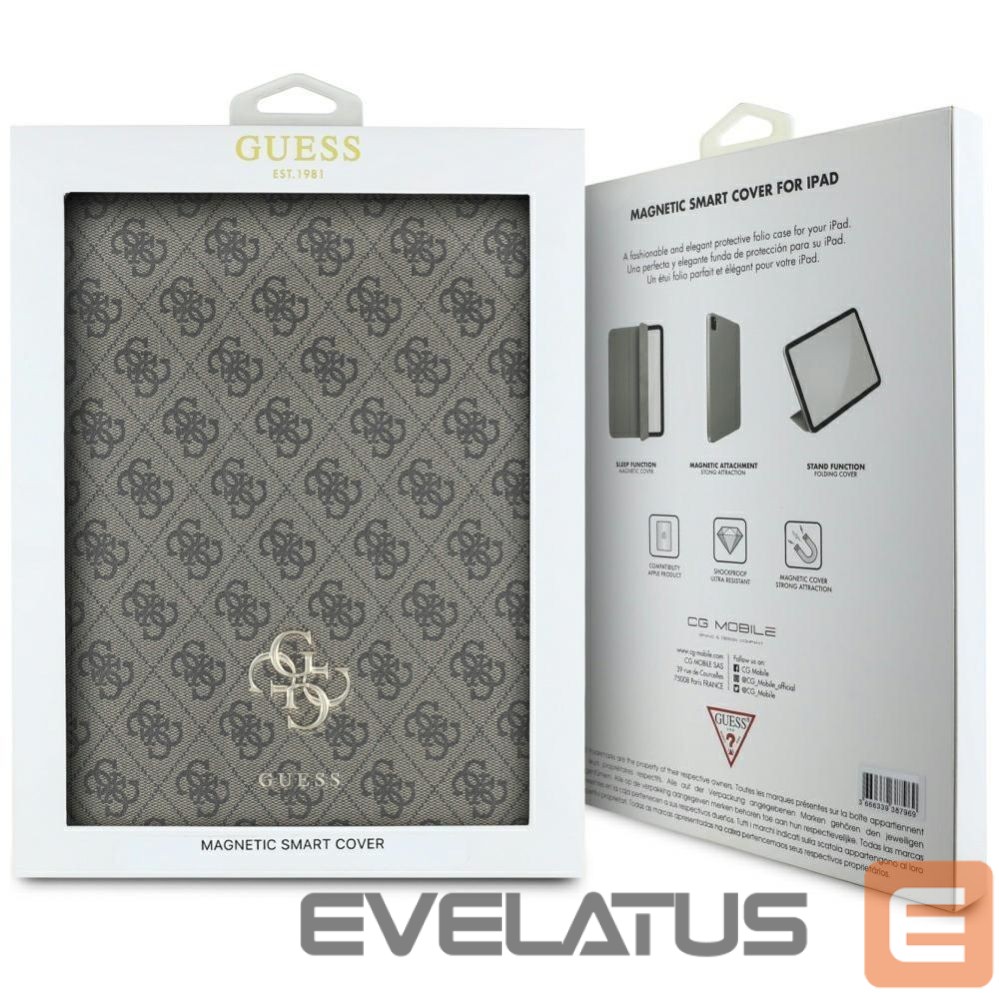Kitos prekės Guess Guess GUFC13PM24PS4SGW iPad Pro 13" 2024 brown Magnetic 4G Big Logo
