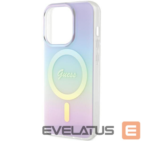 Kitos prekės Guess Guess GUHMP15LHITSU iPhone 15 Pro 6.1" purple/purple hardcase IML Iridescent MagSafe