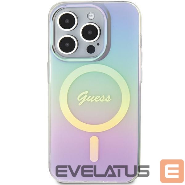 Kitos prekės Guess Guess GUHMP15LHITSU iPhone 15 Pro 6.1" purple/purple hardcase IML Iridescent MagSafe