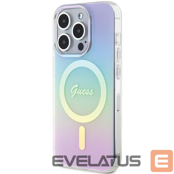 Kitos prekės Guess Guess GUHMP15LHITSU iPhone 15 Pro 6.1" purple/purple hardcase IML Iridescent MagSafe