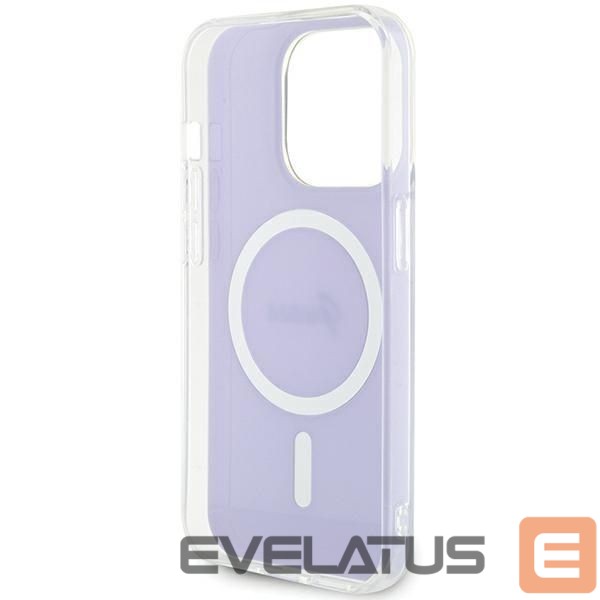 Kitos prekės Guess Guess GUHMP15LHITSU iPhone 15 Pro 6.1" purple/purple hardcase IML Iridescent MagSafe