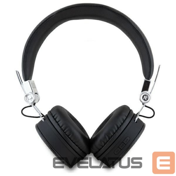 Kitos prekės Guess Guess Bluetooth ENC GUBH70PGTSPSK on-ear headphones black/black Grained Classic Round Shape