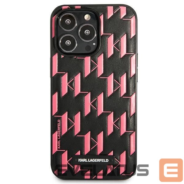 Kitos prekės Karl Lagerfeld Karl Lagerfeld Monogram Plaque iPhone 13 Pro / 13 6.1" Case - Pink