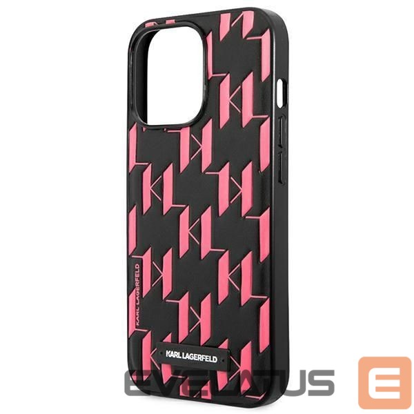 Kitos prekės Karl Lagerfeld Karl Lagerfeld Monogram Plaque iPhone 13 Pro / 13 6.1" Case - Pink