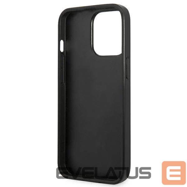 Kitos prekės Karl Lagerfeld Karl Lagerfeld Saffiano Plaque case for iPhone 13 Pro / 13 6.1" - silver