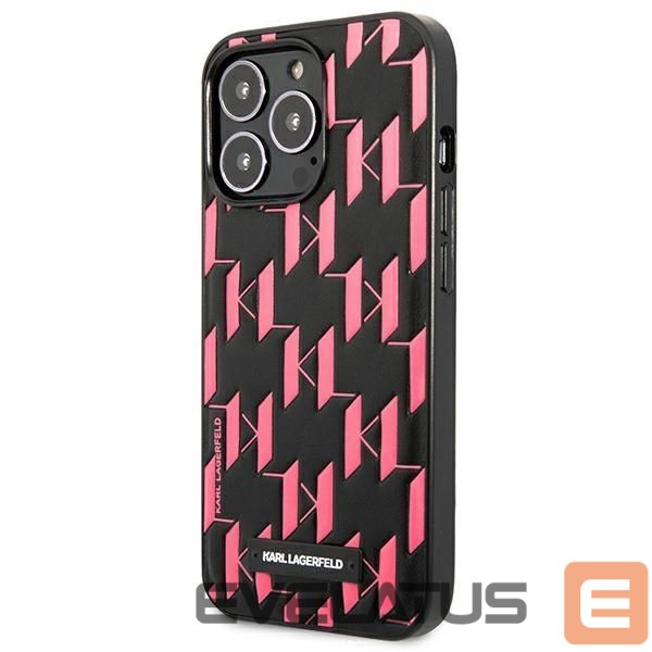 Kitos prekės Karl Lagerfeld Karl Lagerfeld Monogram Plaque iPhone 13 Pro Max 6.7" Case - Pink
