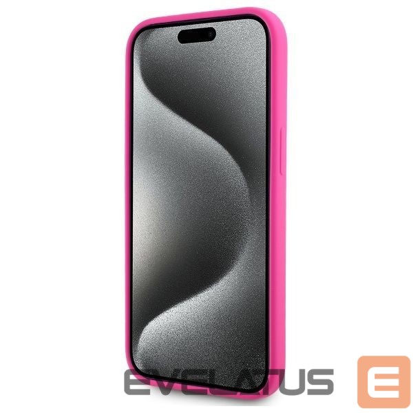 Kitos prekės Karl Lagerfeld Karl Lagerfeld KLHMP15SSKHPPLF iPhone 15 6.1" fuchsia/fuschia hardcase Silicone Karl Head Print MagSafe