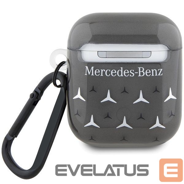 Kitos prekės Mercedes-Benz Mercedes MEA28DPMGS AirPods 1/2 cover black/black Large Star Pattern