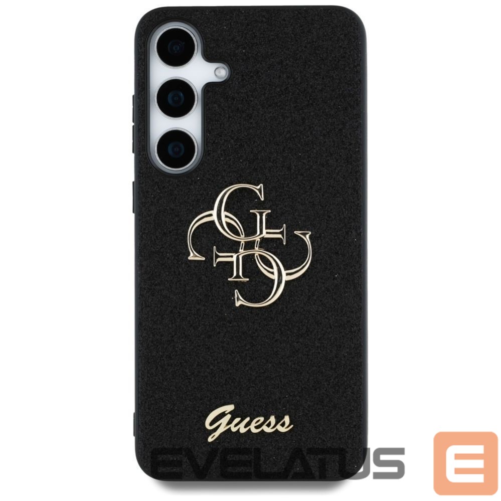Kitos prekės Guess Guess Fixed Glitter Big 4G Metal Logo case for Samsung Galaxy S25 Plus black