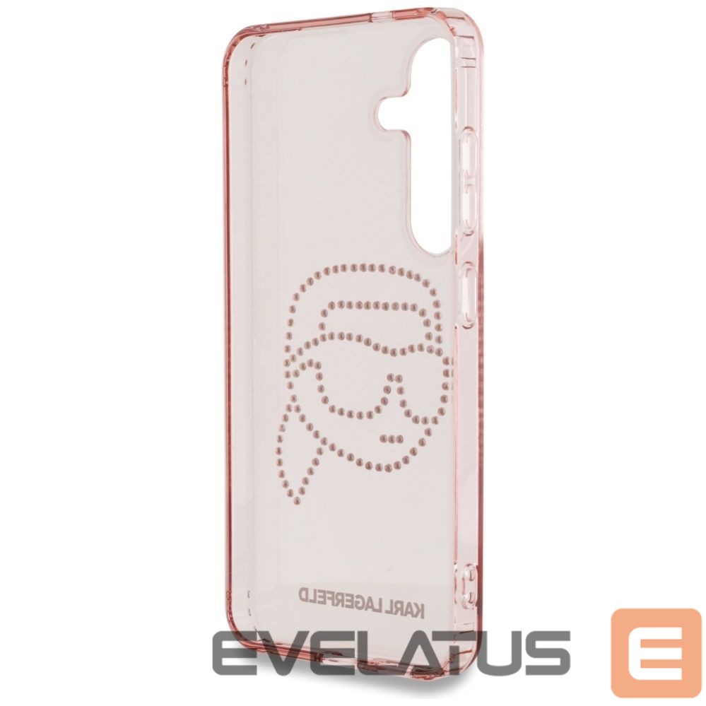 Kitos prekės Karl Lagerfeld Karl Lagerfeld Rhinestones K. Head Logo Samsung Galaxy S25 Case Pink