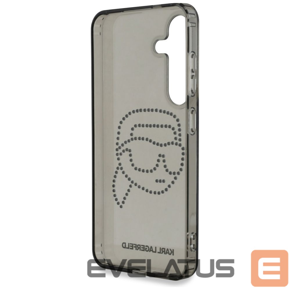Kitos prekės Karl Lagerfeld Case Karl Lagerfeld Rhinestones Karl Head Logo Samsung Galaxy S25 black