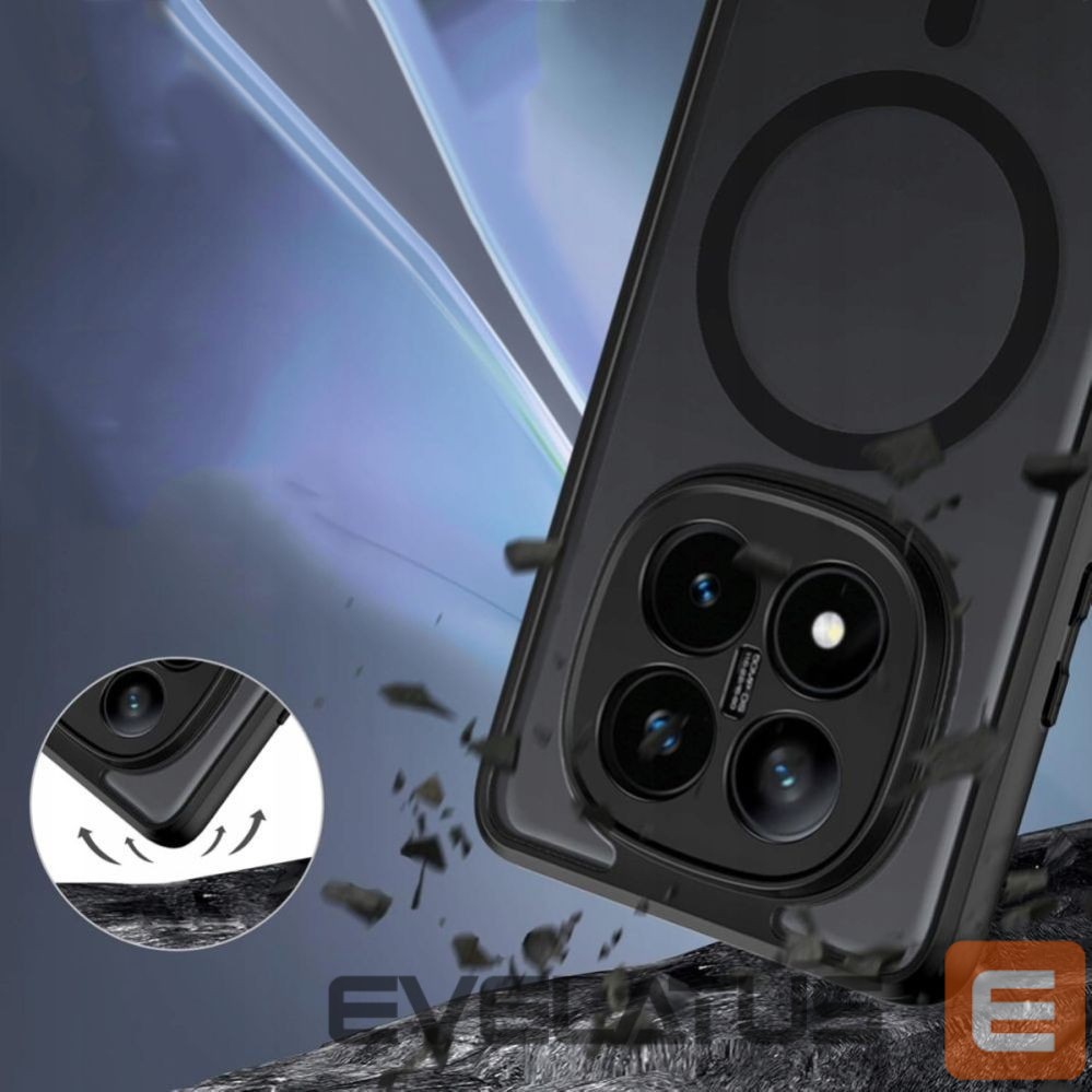 Kitos prekės Tech-Protect Tech-Protect MagMat MagSafe case for Xiaomi Redmi Note 14 Pro+ 5G - matte black
