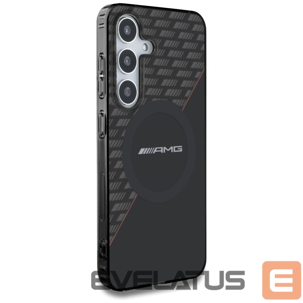 Kitos prekės Mercedes-Benz AMG Double Layer Rhombs MagSafe Case for Samsung Galaxy S25+ - Black/Red
