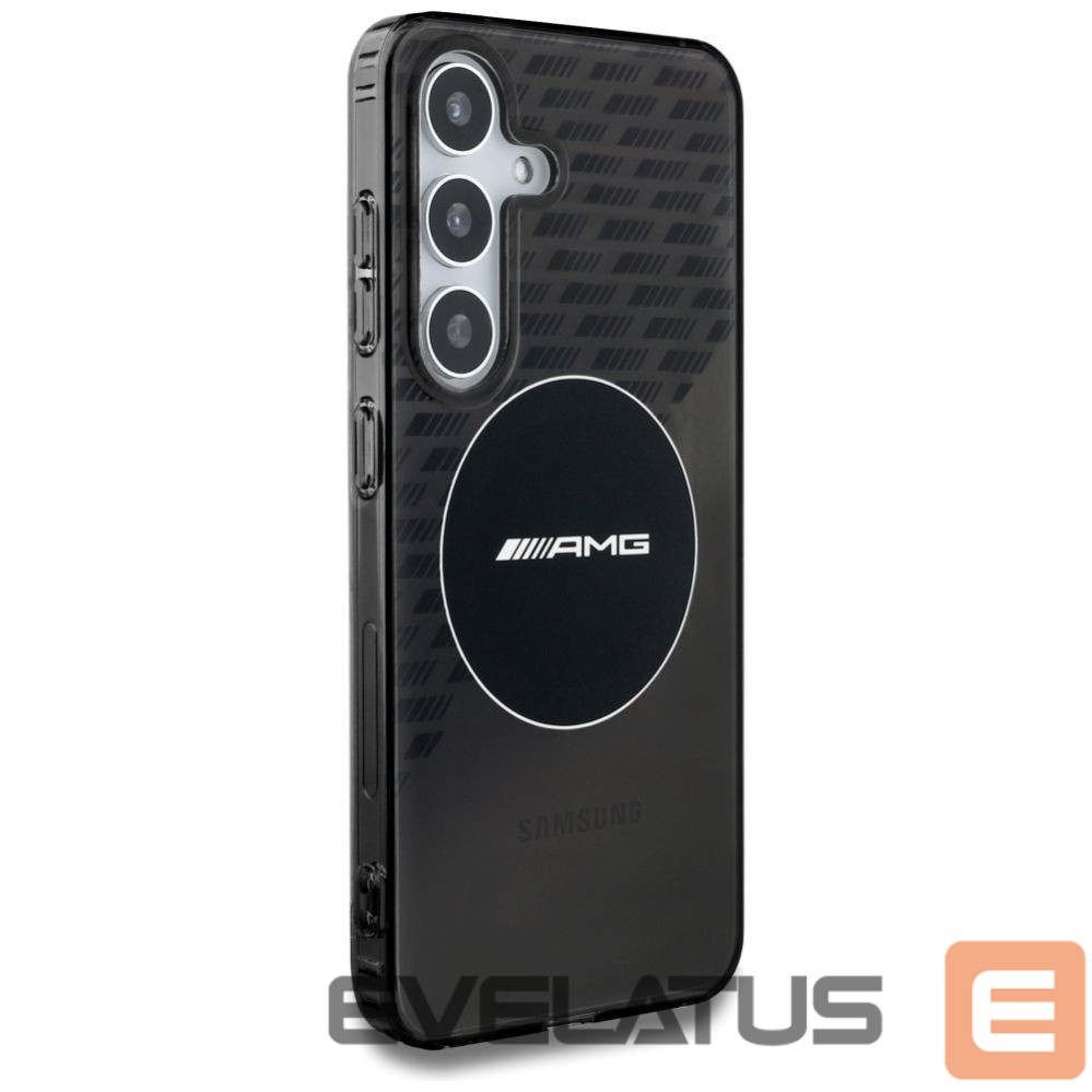 Kitos prekės Mercedes-Benz AMG Transparent Rhombs MagSafe Case for Samsung Galaxy S25 - Black