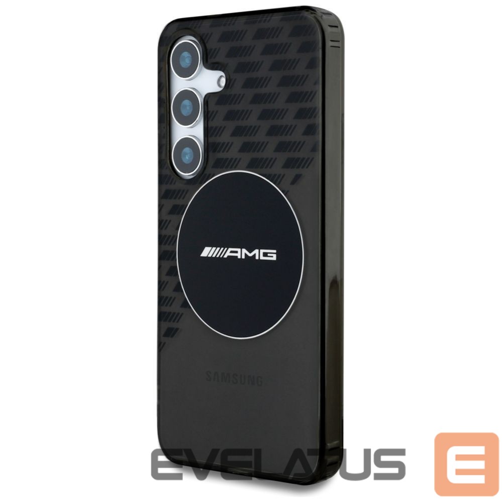 Kitos prekės Mercedes-Benz AMG Transparent Rhombs MagSafe Case for Samsung Galaxy S25 - Black
