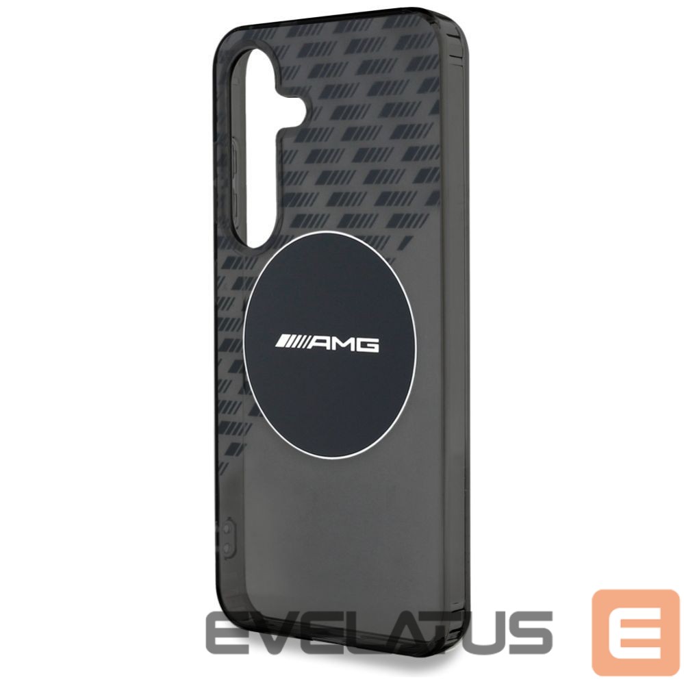 Kitos prekės Mercedes-Benz AMG Transparent Rhombs MagSafe Case for Samsung Galaxy S25 - Black
