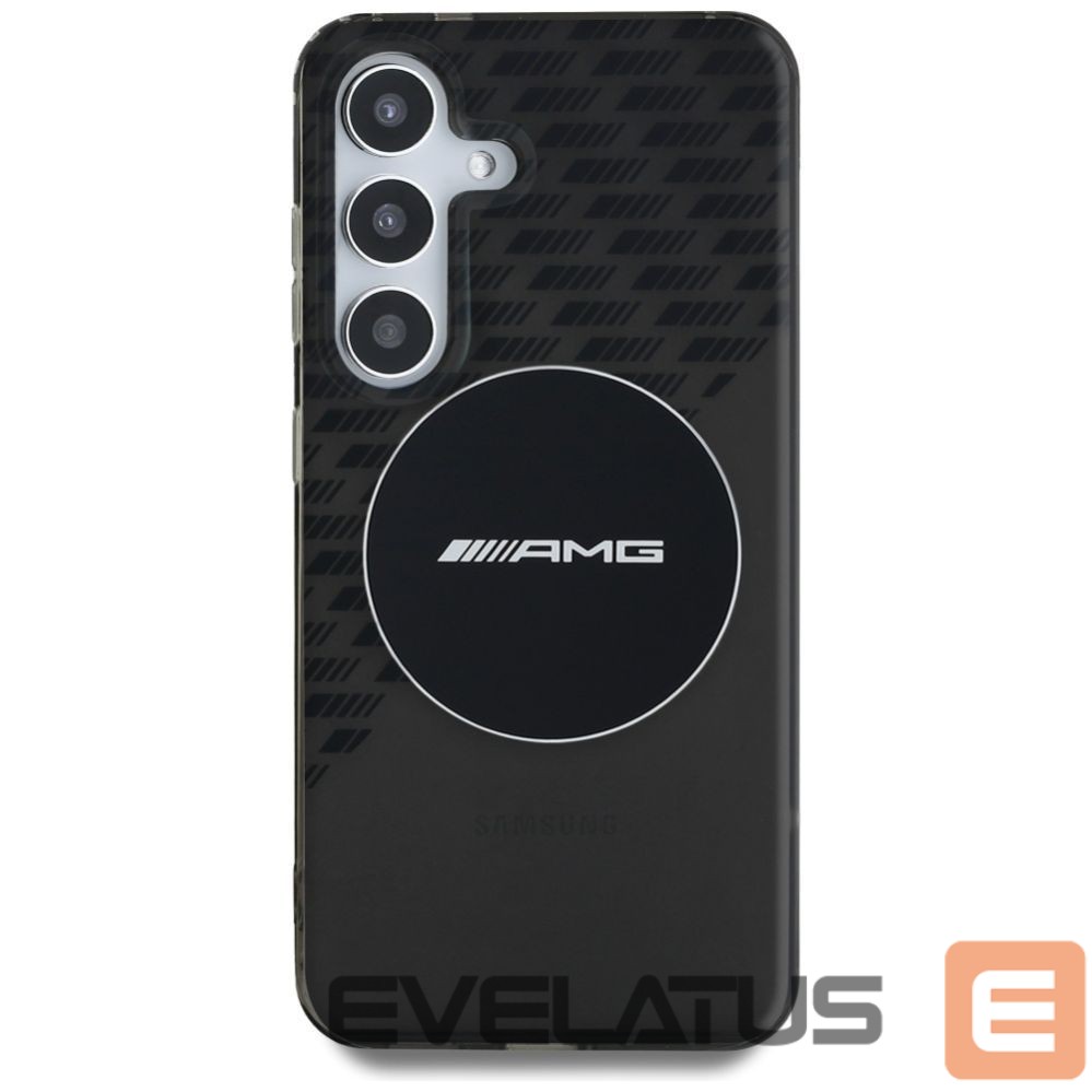 Kitos prekės Mercedes-Benz AMG Transparent Rhombs MagSafe Case for Samsung Galaxy S25 - Black