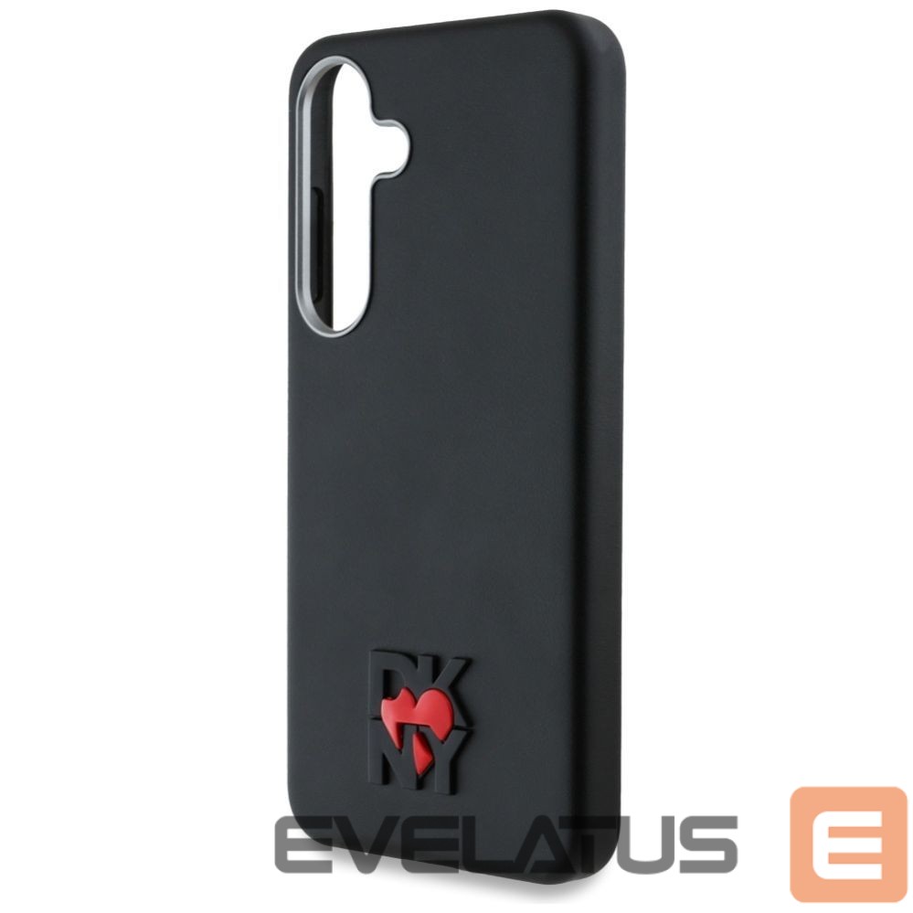 Kitos prekės DKNY DKNY Leather Heart of NY Case for Samsung Galaxy S25 - Black