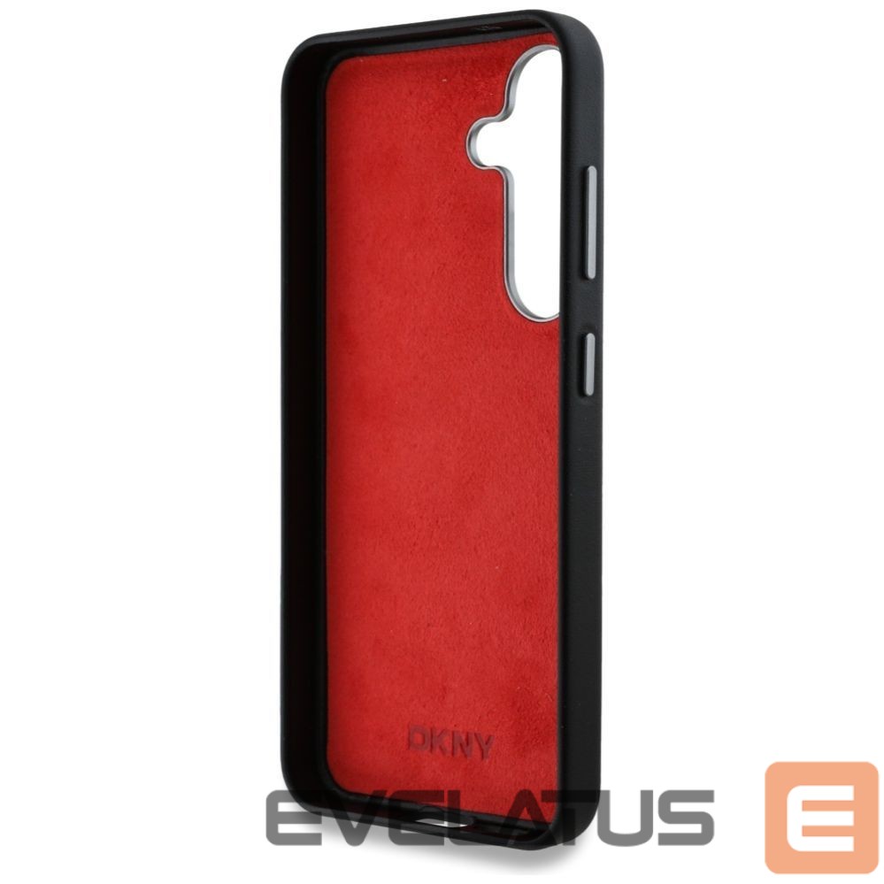 Kitos prekės DKNY DKNY Leather Heart of NY Case for Samsung Galaxy S25 - Black