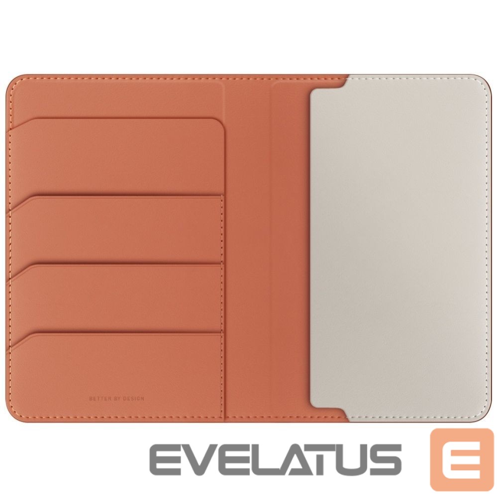 Kitos prekės UNIQ Uniq Belmont RFID Blocking Passport Case - Ivory