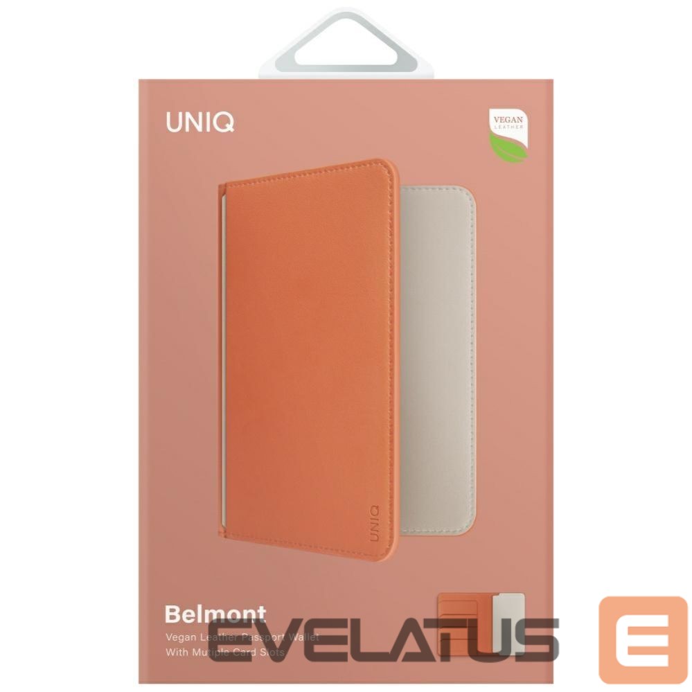 Kitos prekės UNIQ Uniq Belmont RFID Blocking Passport Case - Ivory