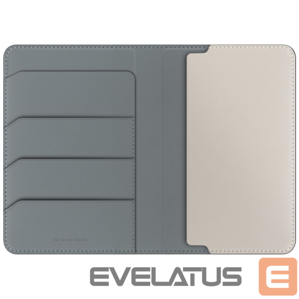 Kitos prekės UNIQ Uniq Belmont RFID Blocking Passport Case - Green/Ivory