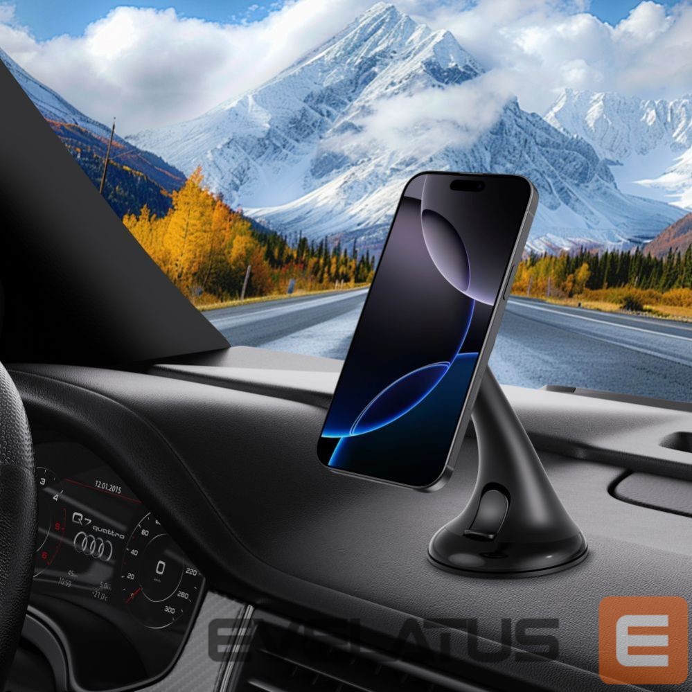 Kitos prekės Tech-Protect Tech-Protect N56 Car Holder for Dashboard, Windshield or Air Vent Mount - Black