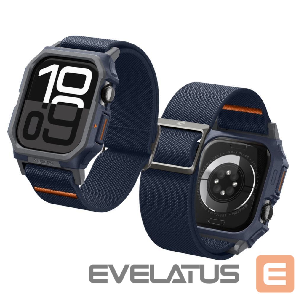 Kitos prekės Spigen Spigen Lite Fit "Pro" Strap for Apple Watch 10 46mm - Navy Blue