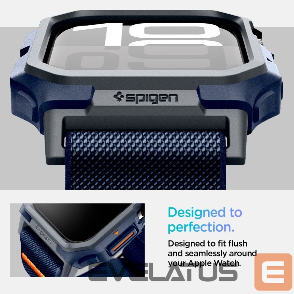 Kitos prekės Spigen Spigen Lite Fit "Pro" Strap for Apple Watch 10 46mm - Navy Blue