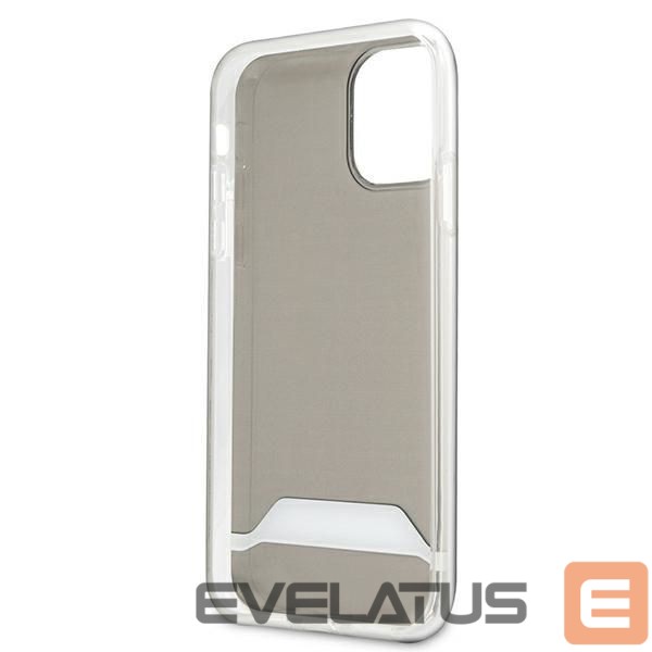 Kitos prekės Mercedes-Benz AMG Electroplate Black&White Case for iPhone 11 / XR 6.1" - Transparent