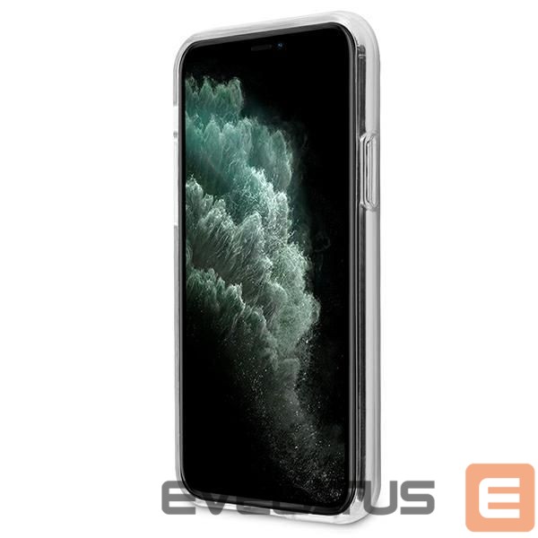 Kitos prekės Mercedes-Benz AMG Electroplate Black&White Case for iPhone 11 / XR 6.1" - Transparent