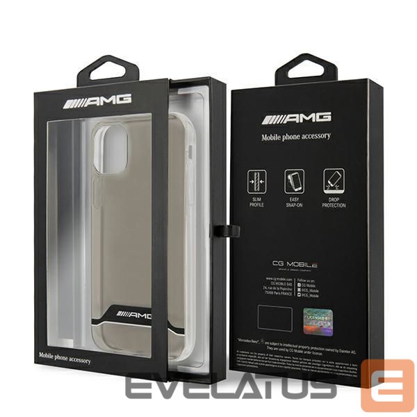 Kitos prekės Mercedes-Benz AMG Electroplate Black&White Case for iPhone 11 / XR 6.1" - Transparent