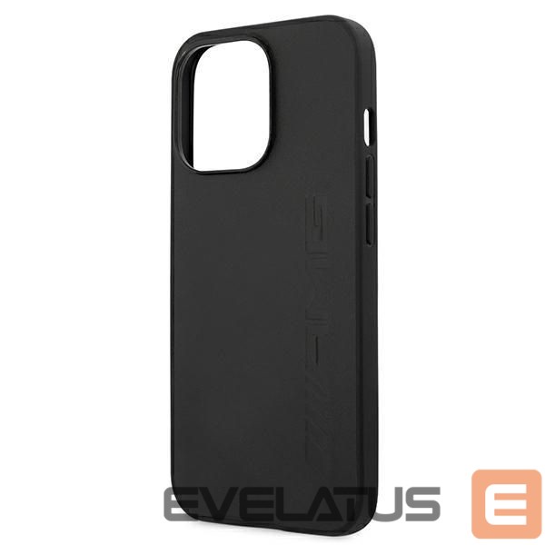 Kitos prekės Mercedes-Benz AMG Leather Hot Stamped Case for iPhone 13 Pro / 13 6.1" - Black