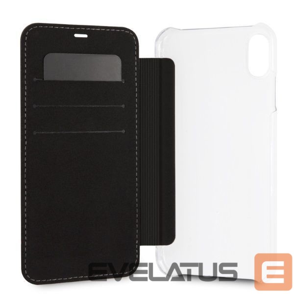 Kitos prekės BMW BMW Carbon Tricolor Stripe iPhone XS Max Case - Black