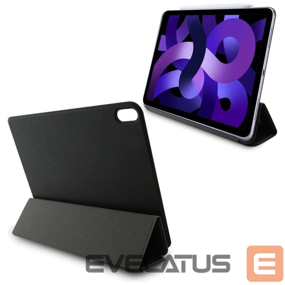 Kitos prekės Karl Lagerfeld Karl Lagerfeld Saffiano Magnetic Karl & Choupette iPad Air 11" 2024 Book Cover Case - Black