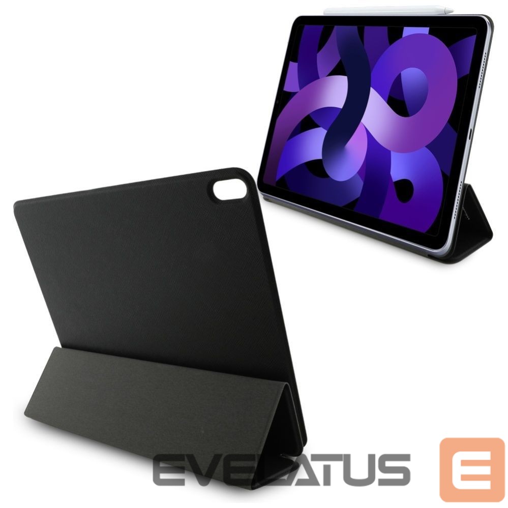 Kitos prekės Karl Lagerfeld Karl Lagerfeld Saffiano Magnetic Karl & Choupette iPad Air 13" 2024 Book Cover Case - Black