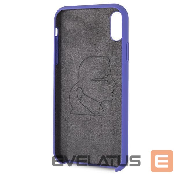 Kitos prekės Karl Lagerfeld Karl Lagerfeld Silicone iPhone Xr Case - Purple