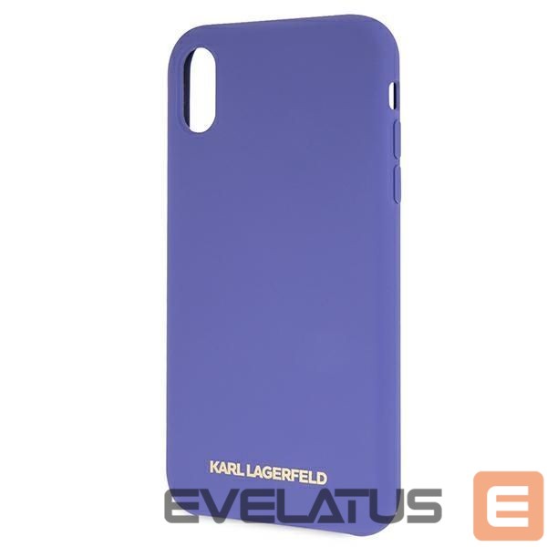 Kitos prekės Karl Lagerfeld Karl Lagerfeld Silicone iPhone Xr Case - Purple