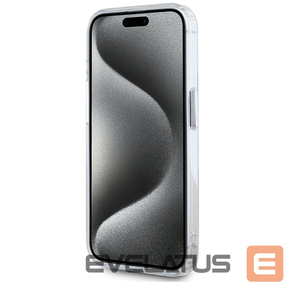 Kitos prekės Karl Lagerfeld Karl Lagerfeld IML Metal Karl Head MagSafe Case for iPhone 15 Pro White