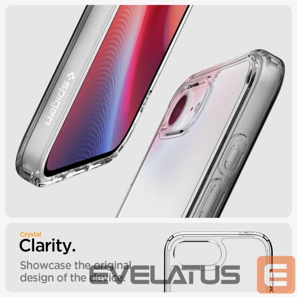 Kitos prekės Spigen Spigen Ultra Hybrid Case for iPhone 16e / 17e - Transparent